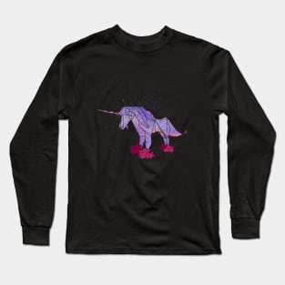 Origami Unicorn Long Sleeve T-Shirt